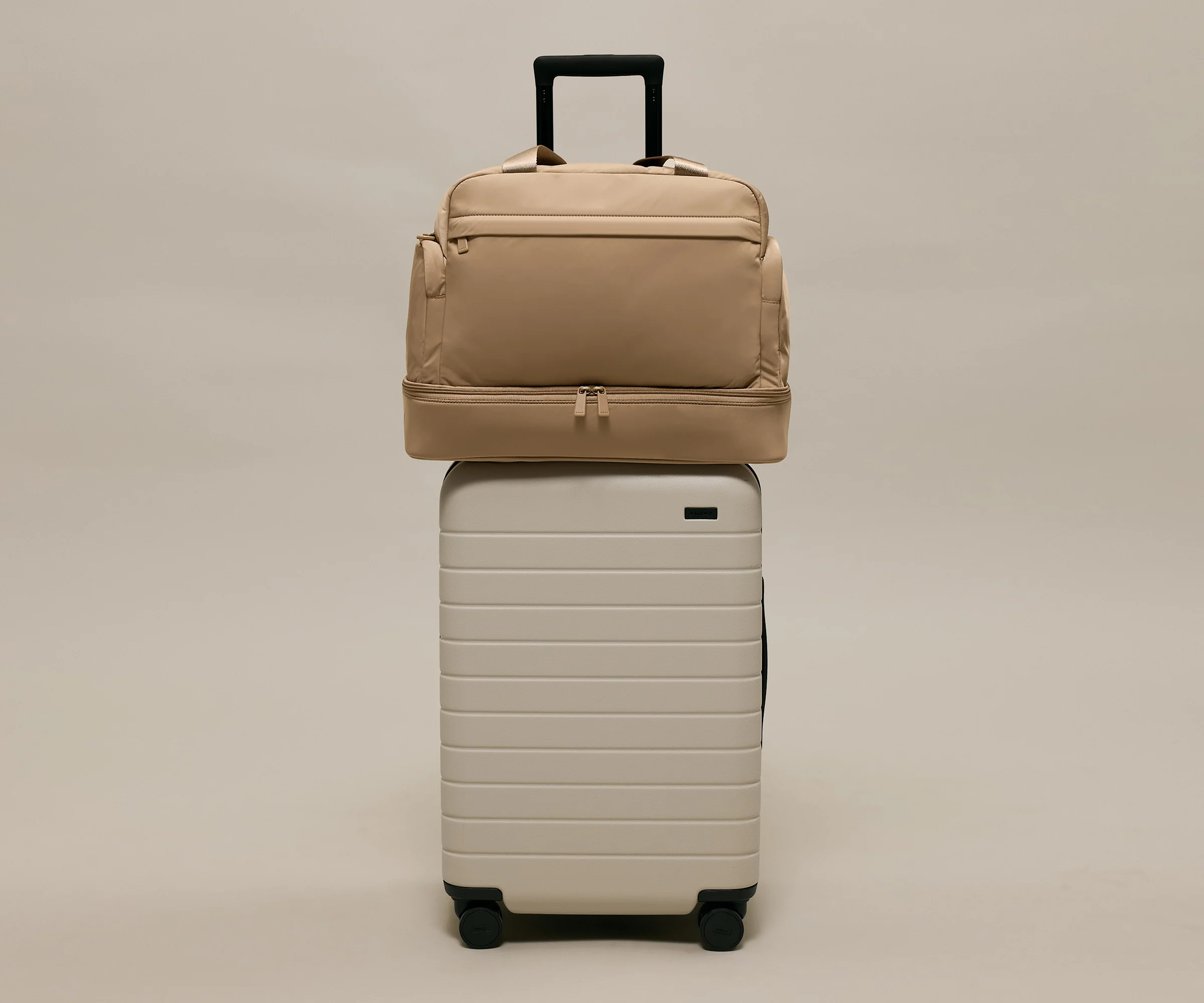 Featherlight Overnight Bag in Camel Brown