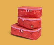 Kids Packing Cubes in Jessie Red