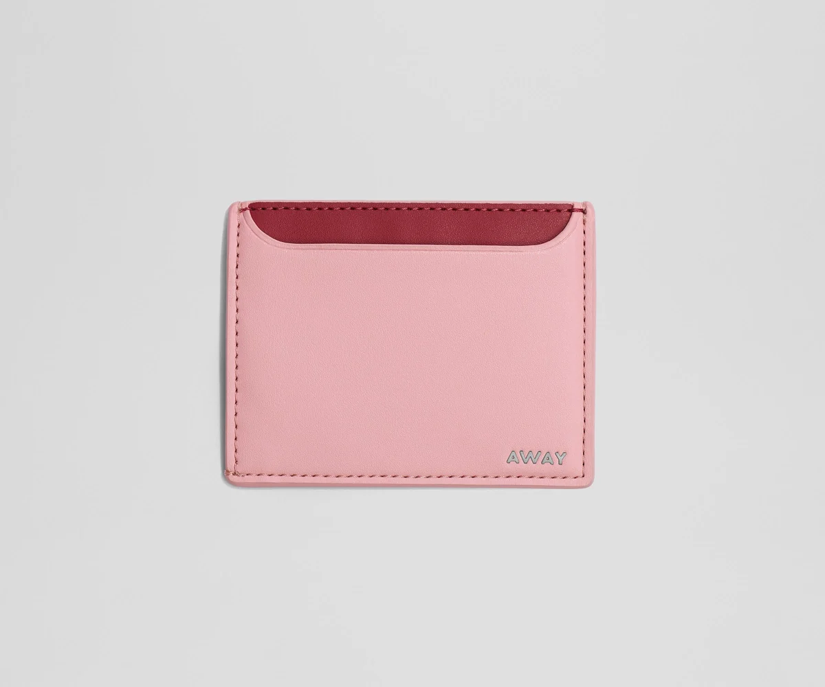 Front product view of the Card Case in Jet Black