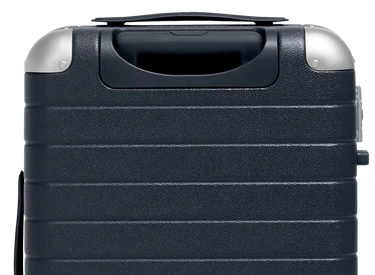 The Aluminum Edge Bigger Carry-On in Navy Blue