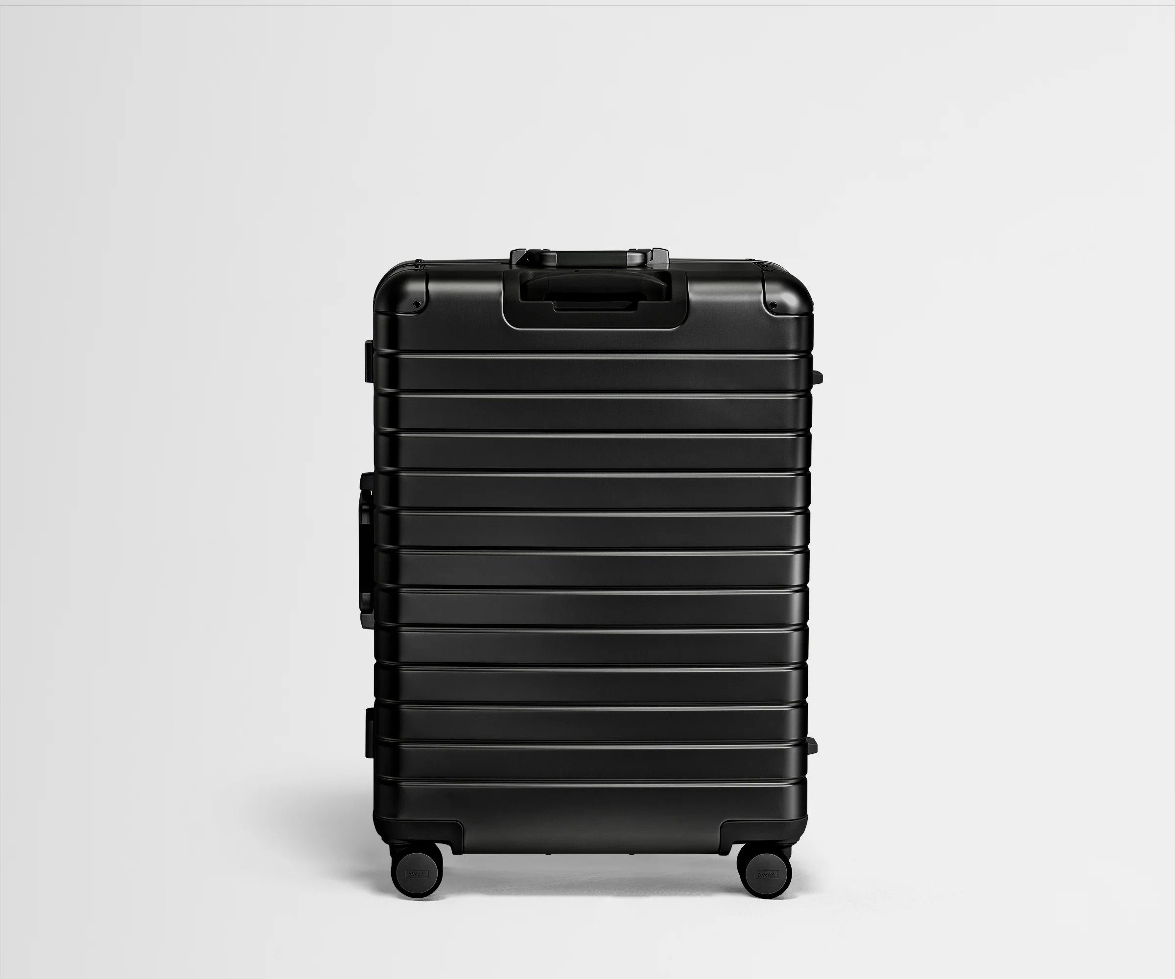 Back view of The Large: Aluminum Edition in Onyx Black