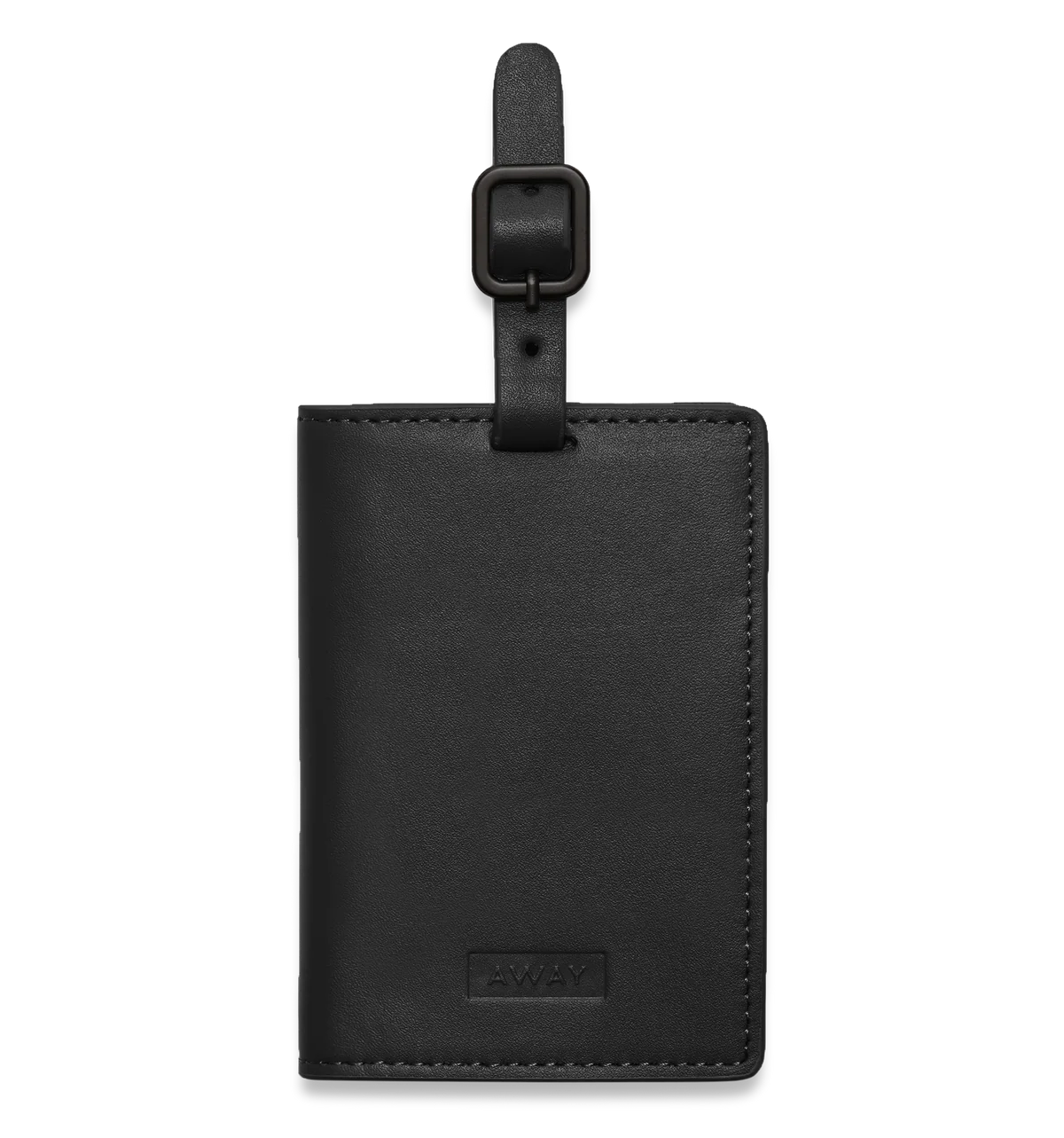 Aluminum Luggage Tag in Onyx Black Standard