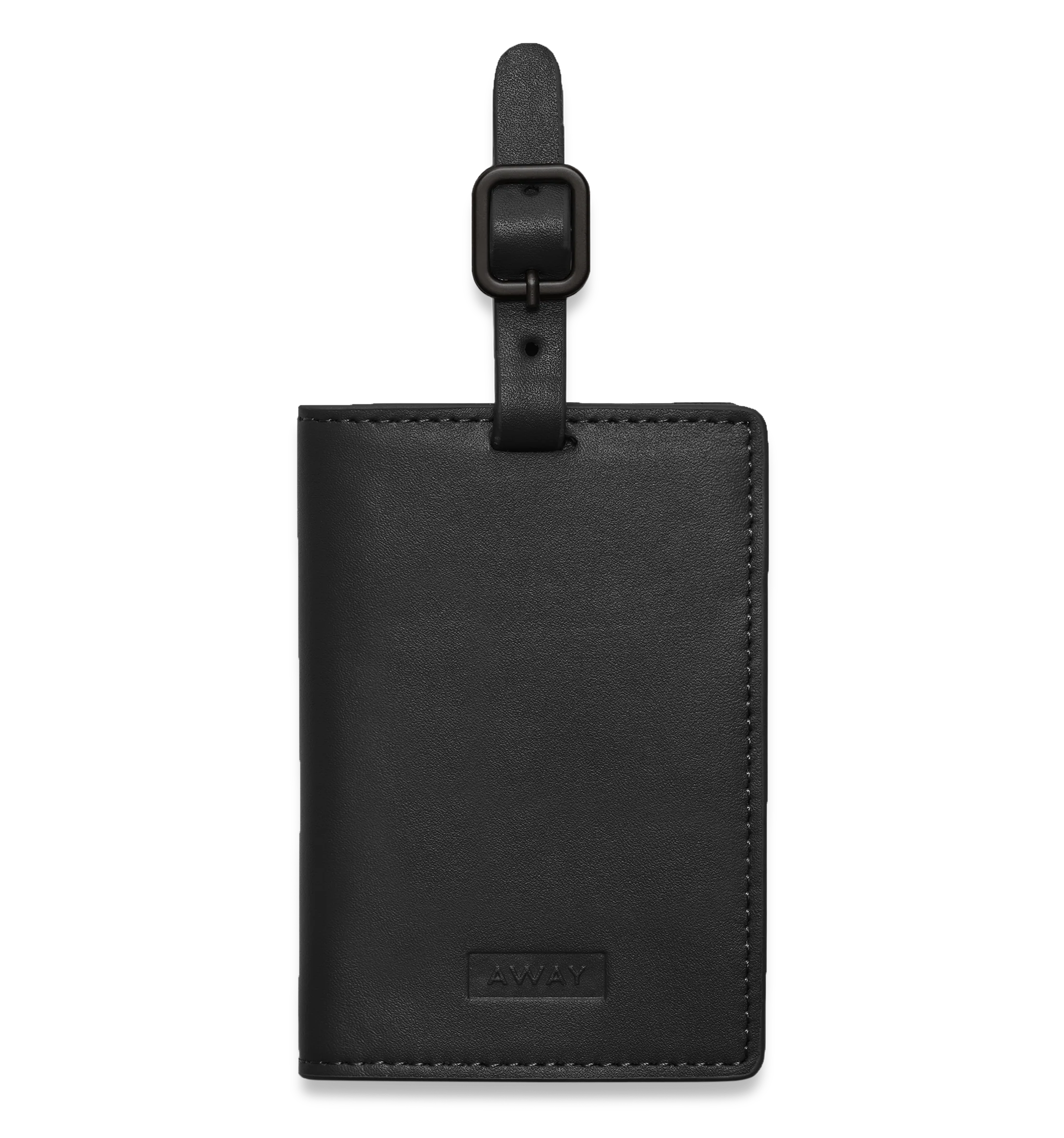 Aluminum Luggage Tag in Onyx Black Standard
