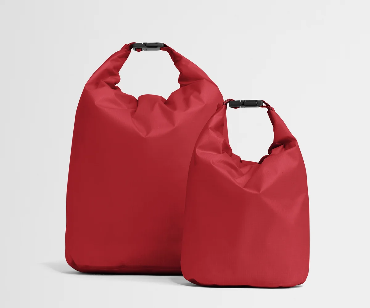 Dry Bag Duo in Cherry Red