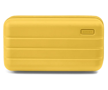 Travel Glasses Case in Golden Hour Yellow
