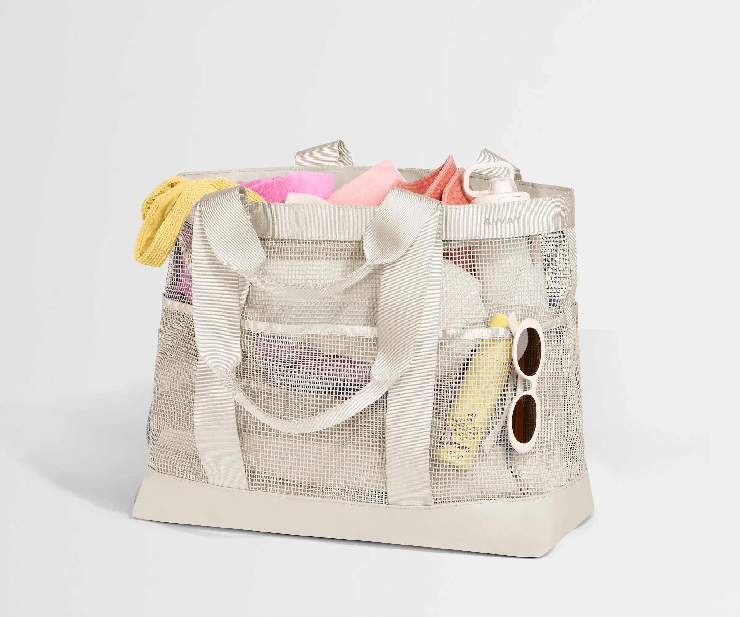 Beach Tote in Salt White