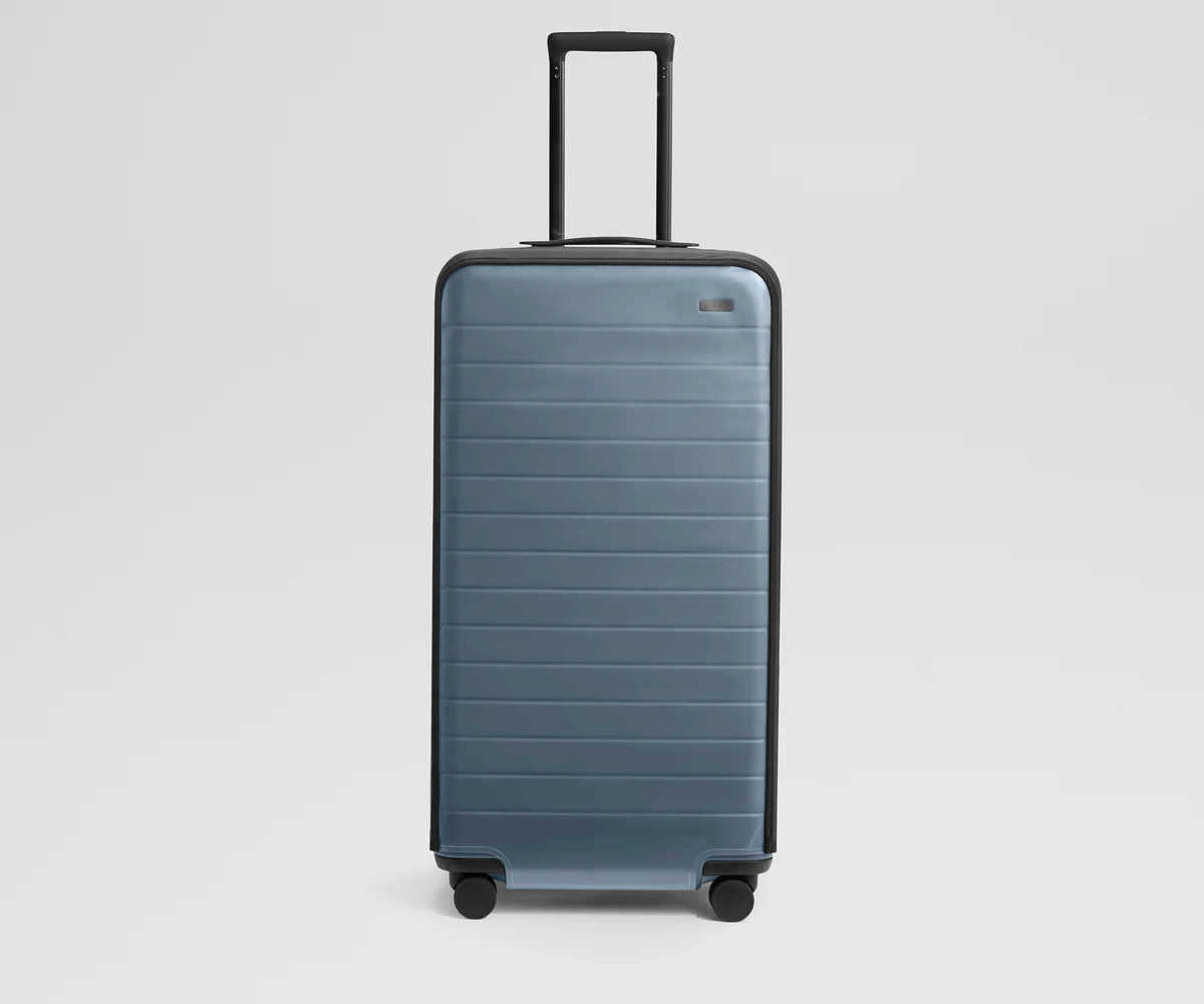 Clear Luggage Cover in The Trunk