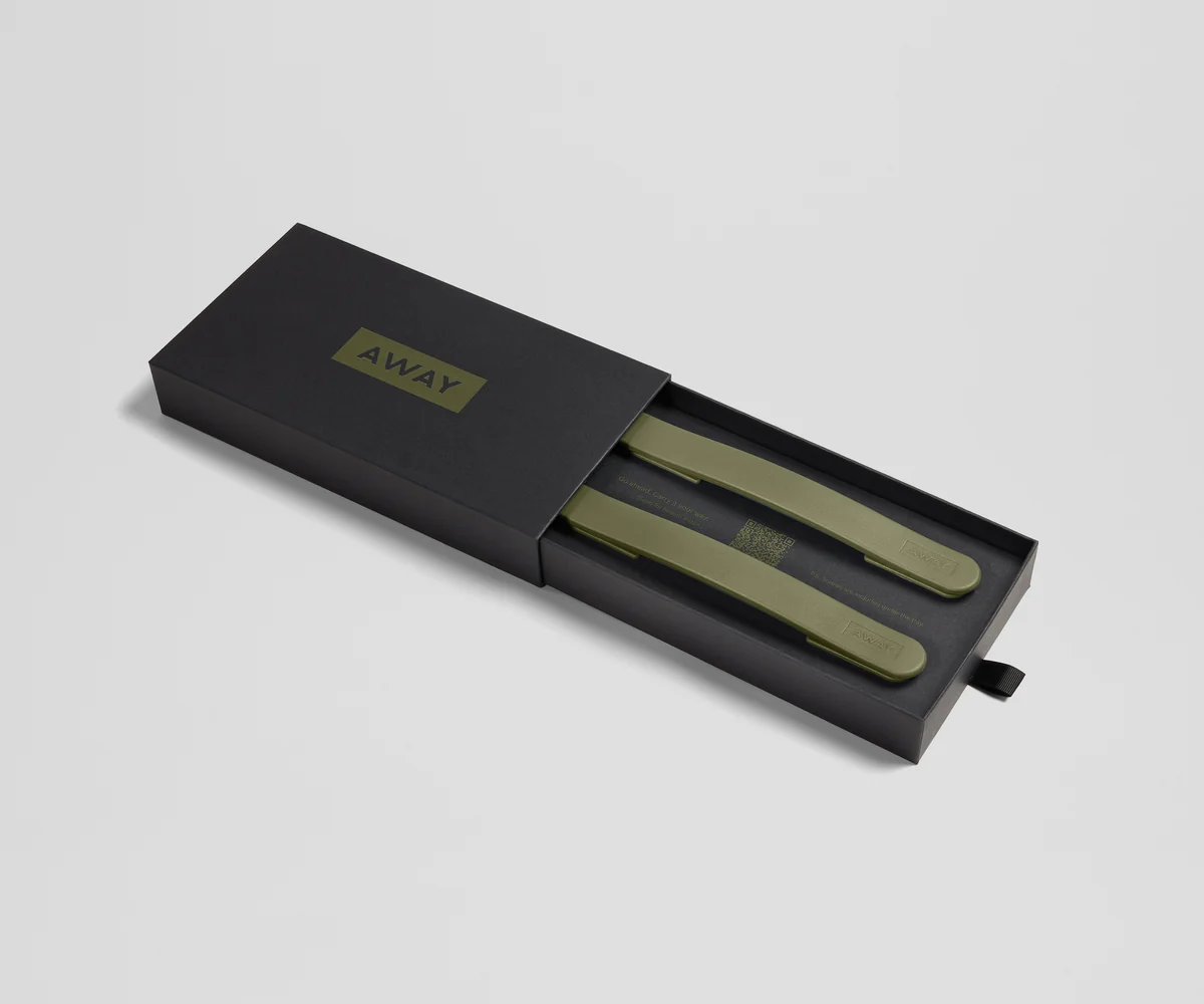 Custom Handle Set in Olive Green