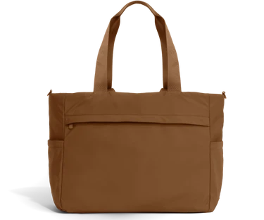 Featherlight Diaper Tote in Amaro Brown
