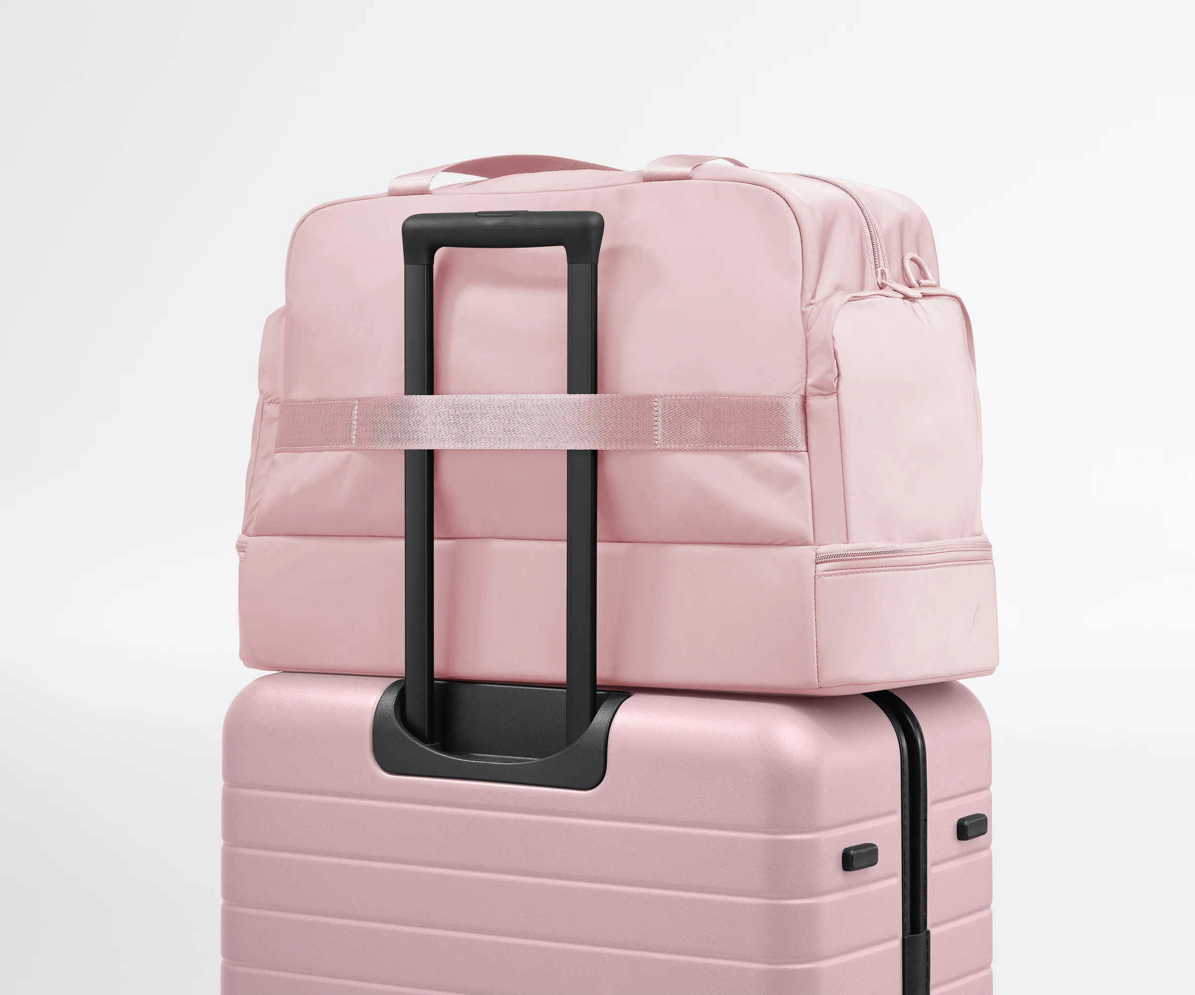 Featherlight Weekender in Blush Pink