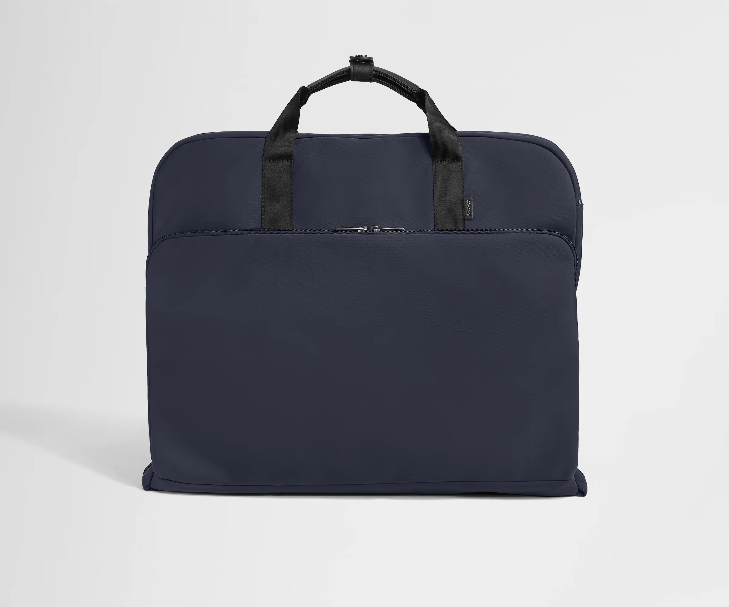 Front product view of the Garment Bag in Navy Blue