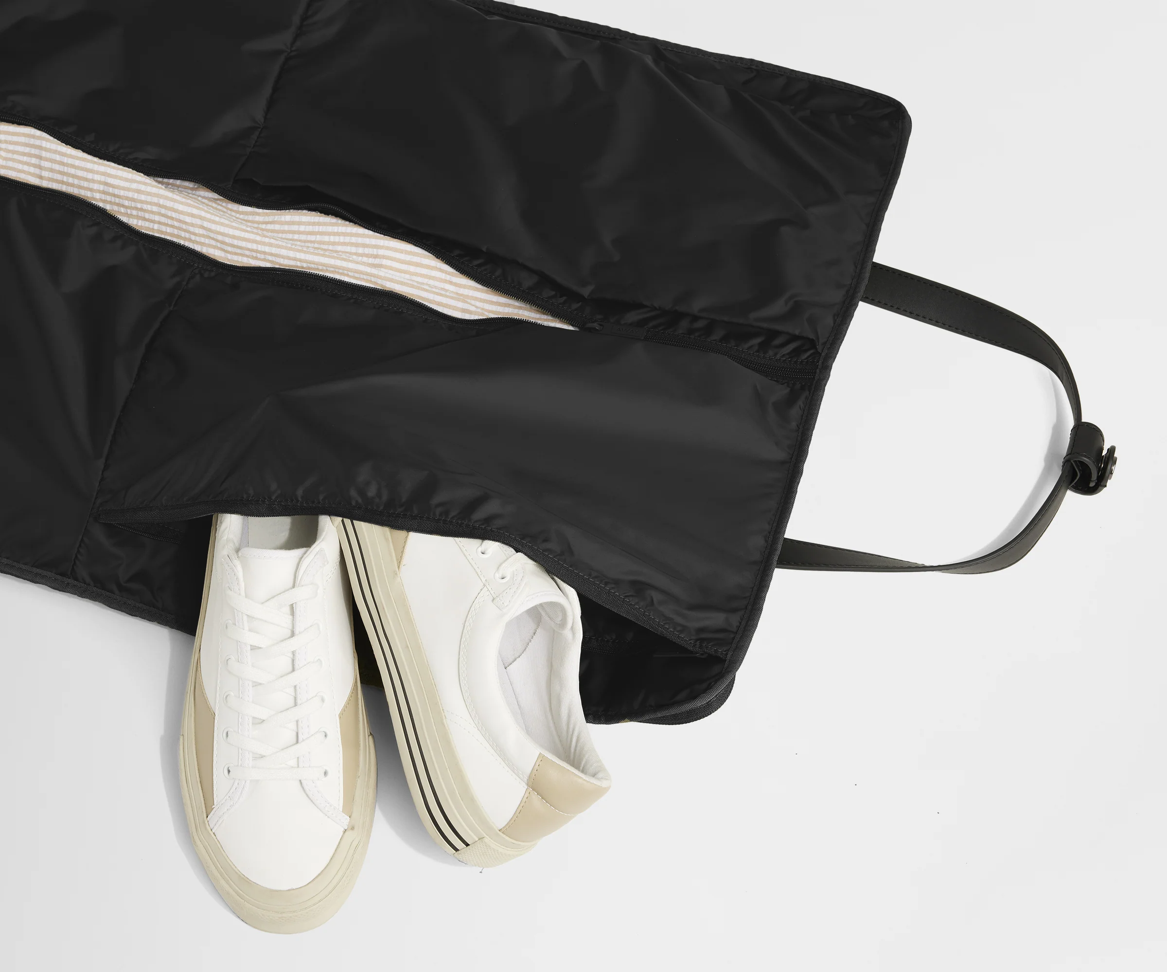 Garment Duffle in Jet Black