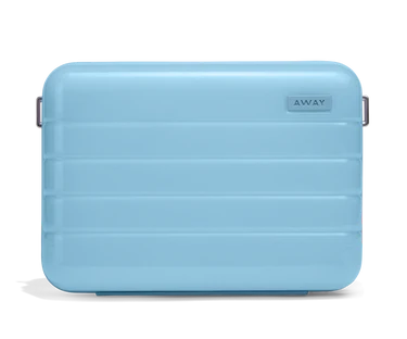 The Mini Crossbody in Glazed Opal Blue