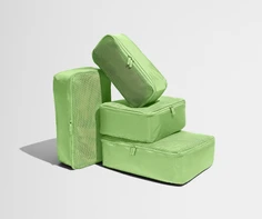 Insider Packing Cubes (Set of 4) in Matcha Milk Green