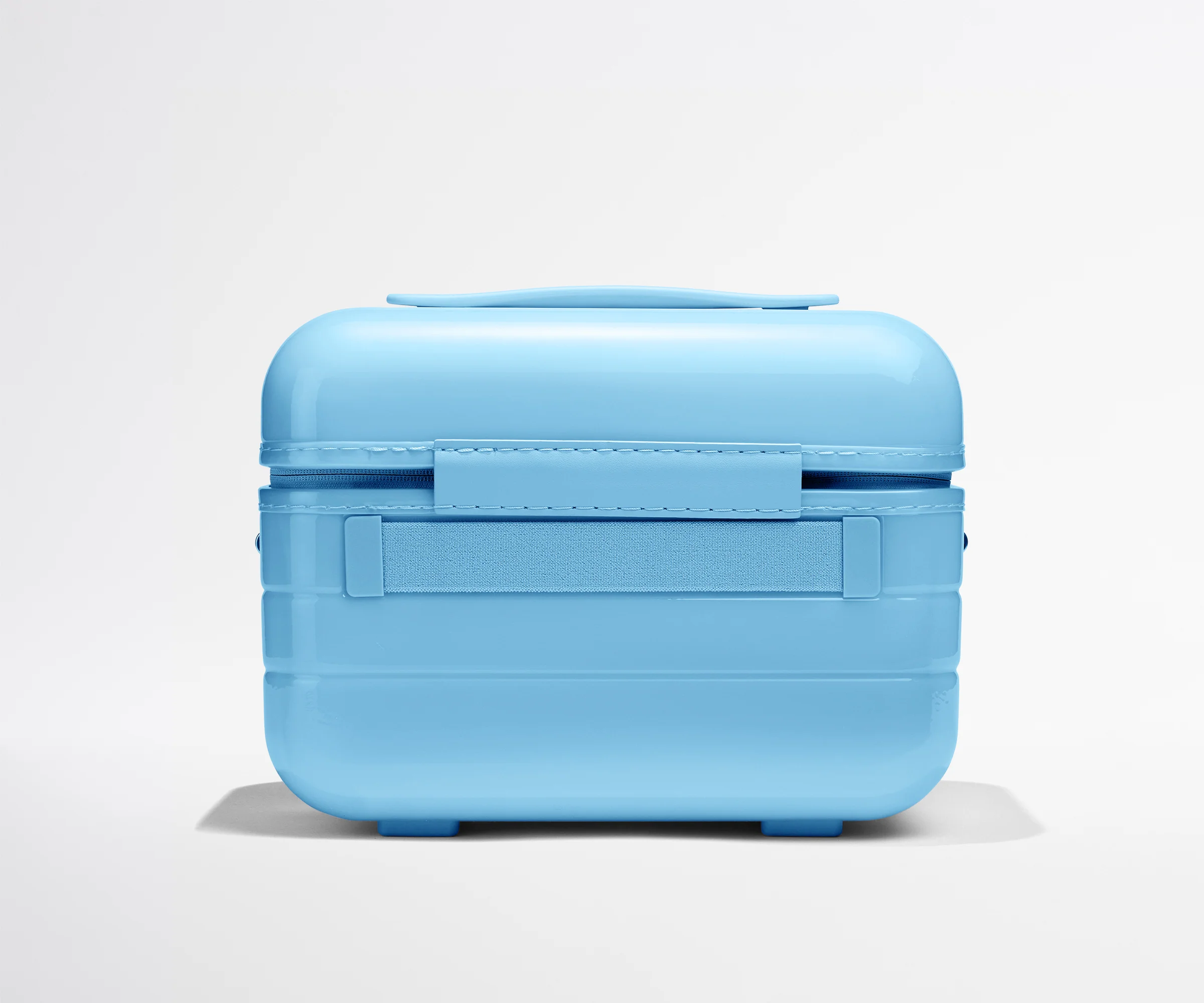 The Train Case in Glazed Opal Blue