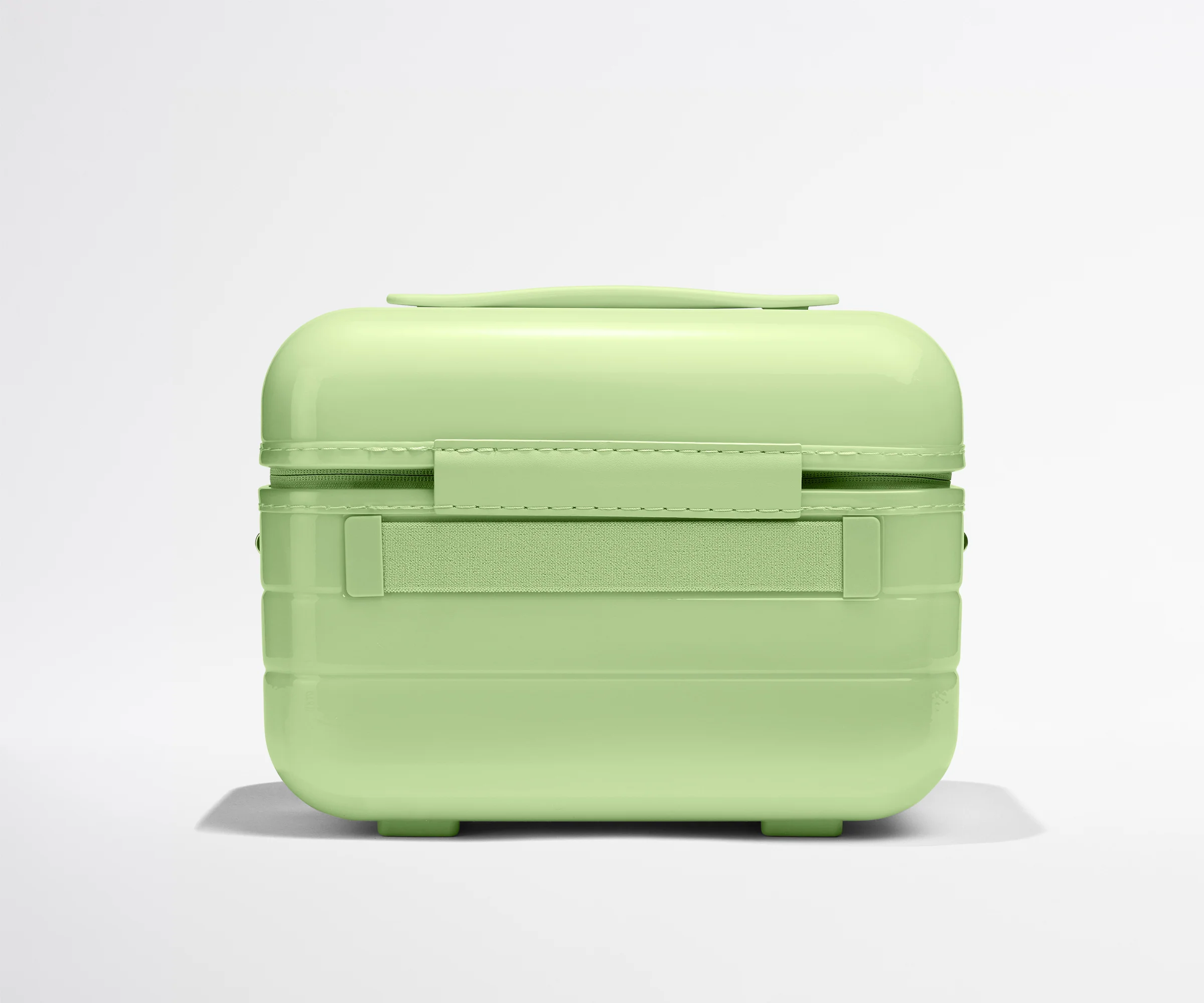 The Train Case in Glazed Matcha Milk Green
