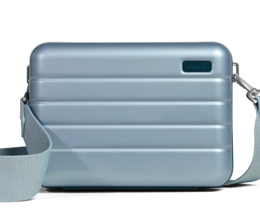 The Mini Crossbody in Arctic Blue