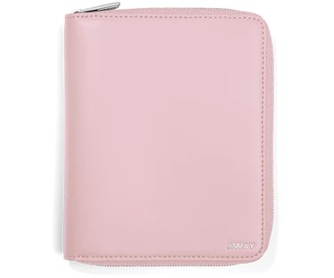 Travel Wallet in Glacial Pink