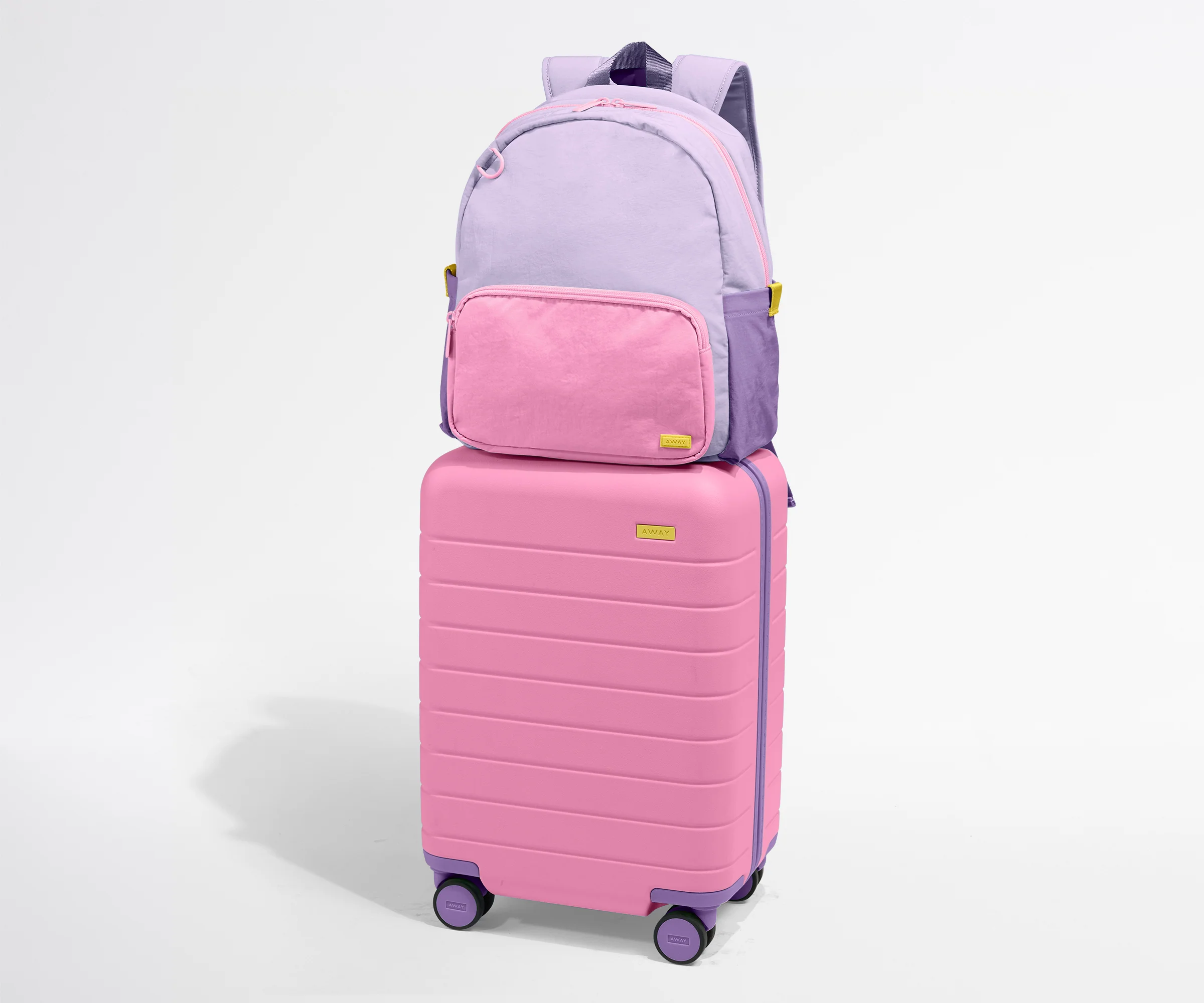 Kids Backpack in Butterfly Purple
