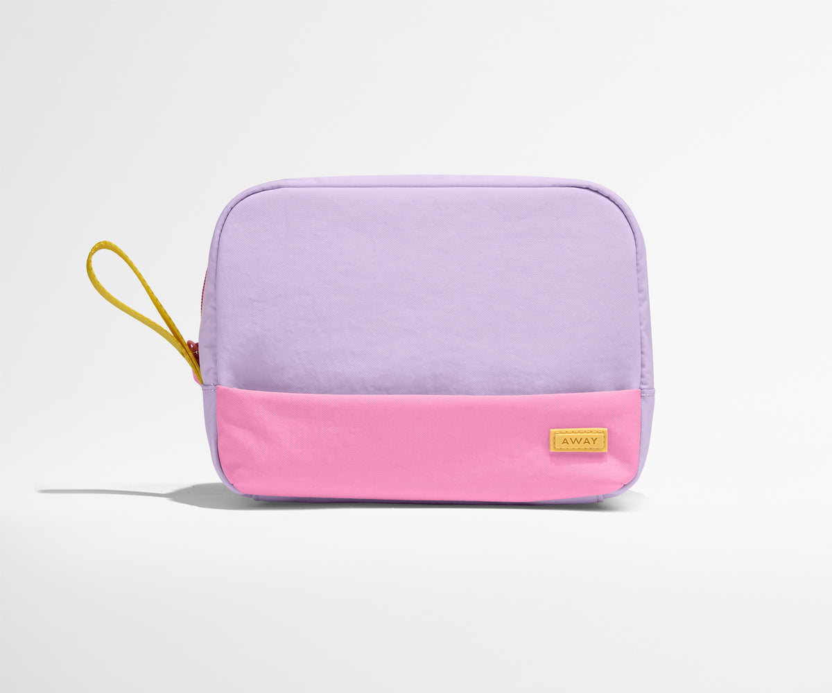 Kids Toiletry Bag in Butterfly Purple