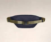 Back view of The Packable Sling Bag's adjustable crossbody strap and buckle closure