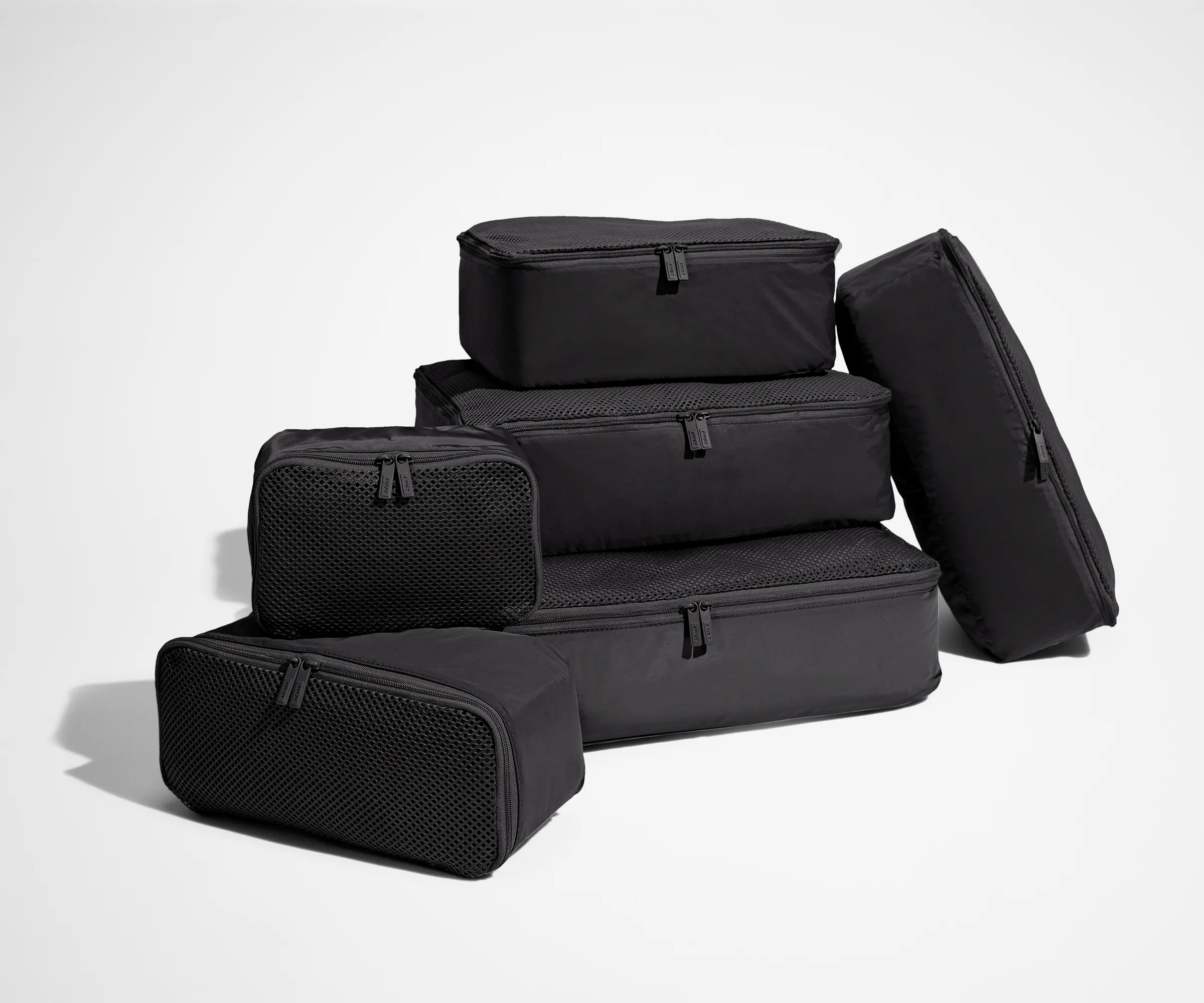 Insider Packing Cubes (Set of 6) in Jet Black