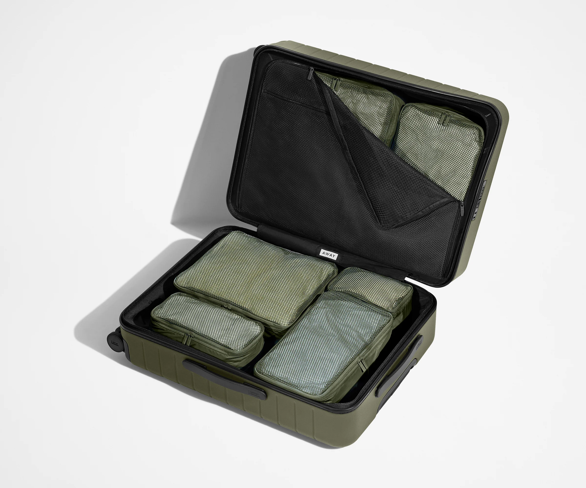 Insider Packing Cubes (Set of 6) in Olive Green