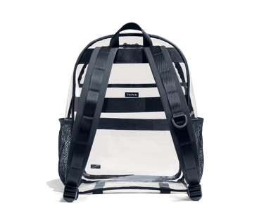 Clear Daily Backpack in Clear/Navy Blue