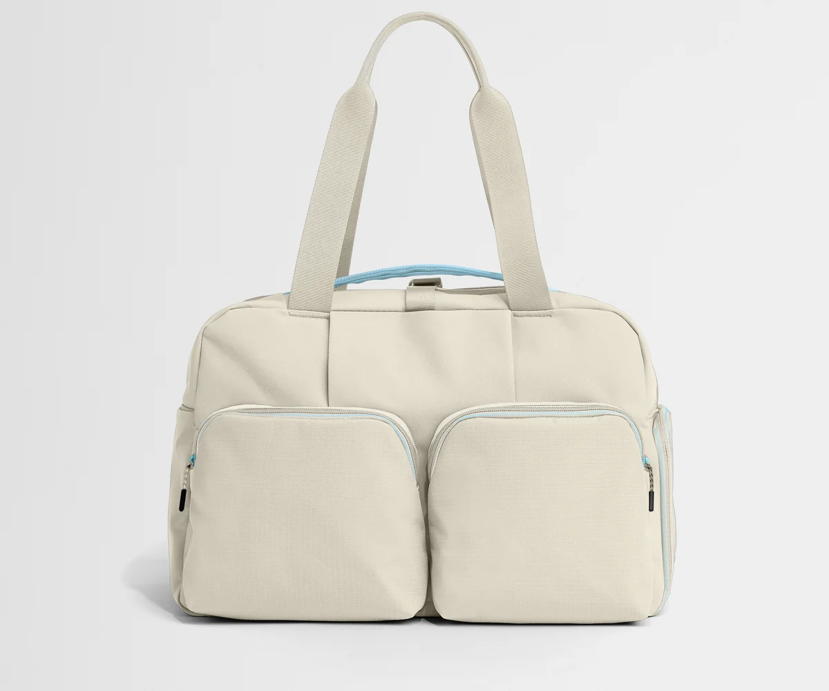 Gym Bag in Salt White