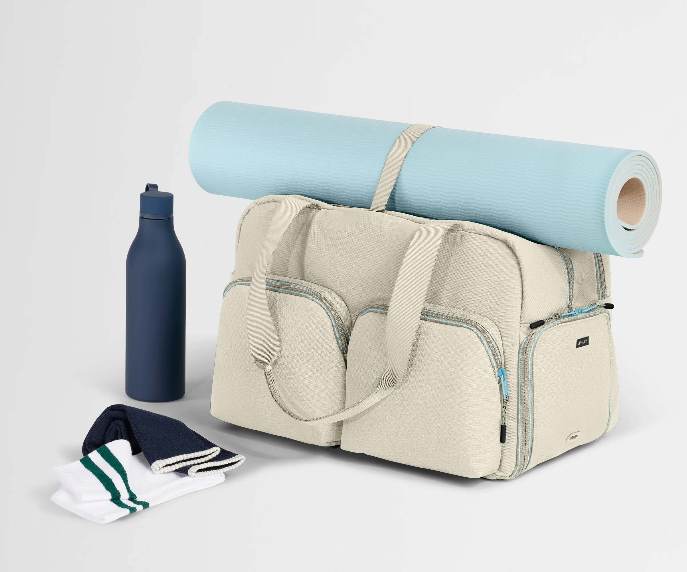Gym Bag in Salt White