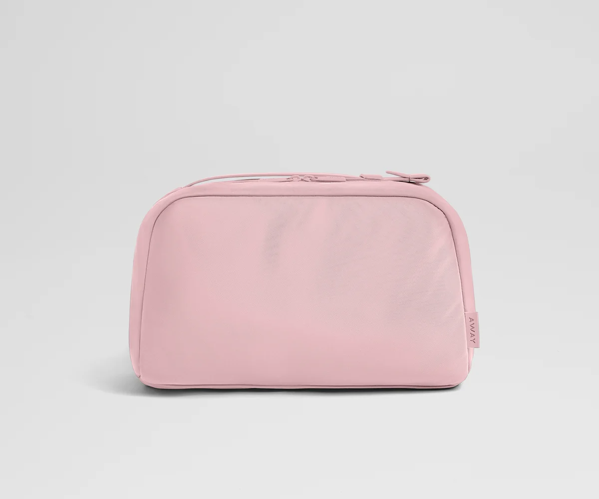 Large Toiletry Bag in Blush Pink