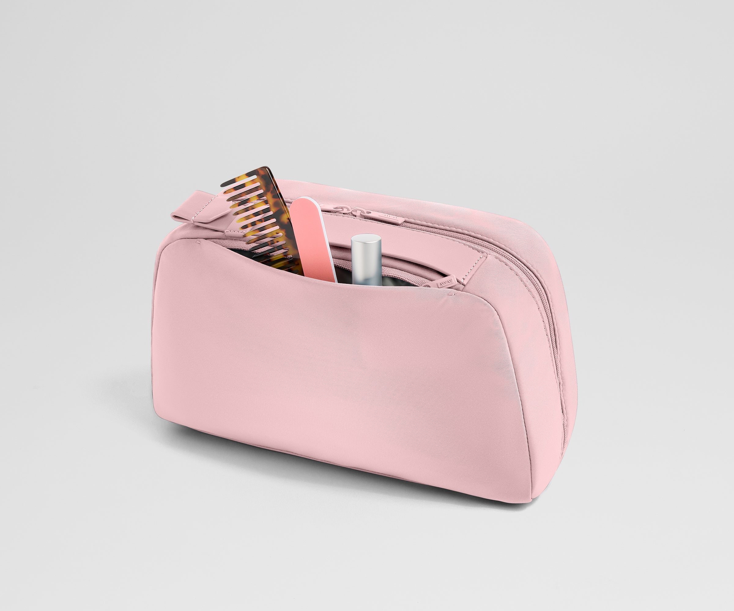 Large Toiletry Bag in Blush Pink
