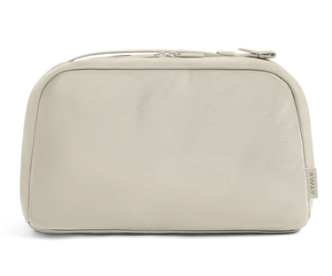 Large Toiletry Bag in Salt White
