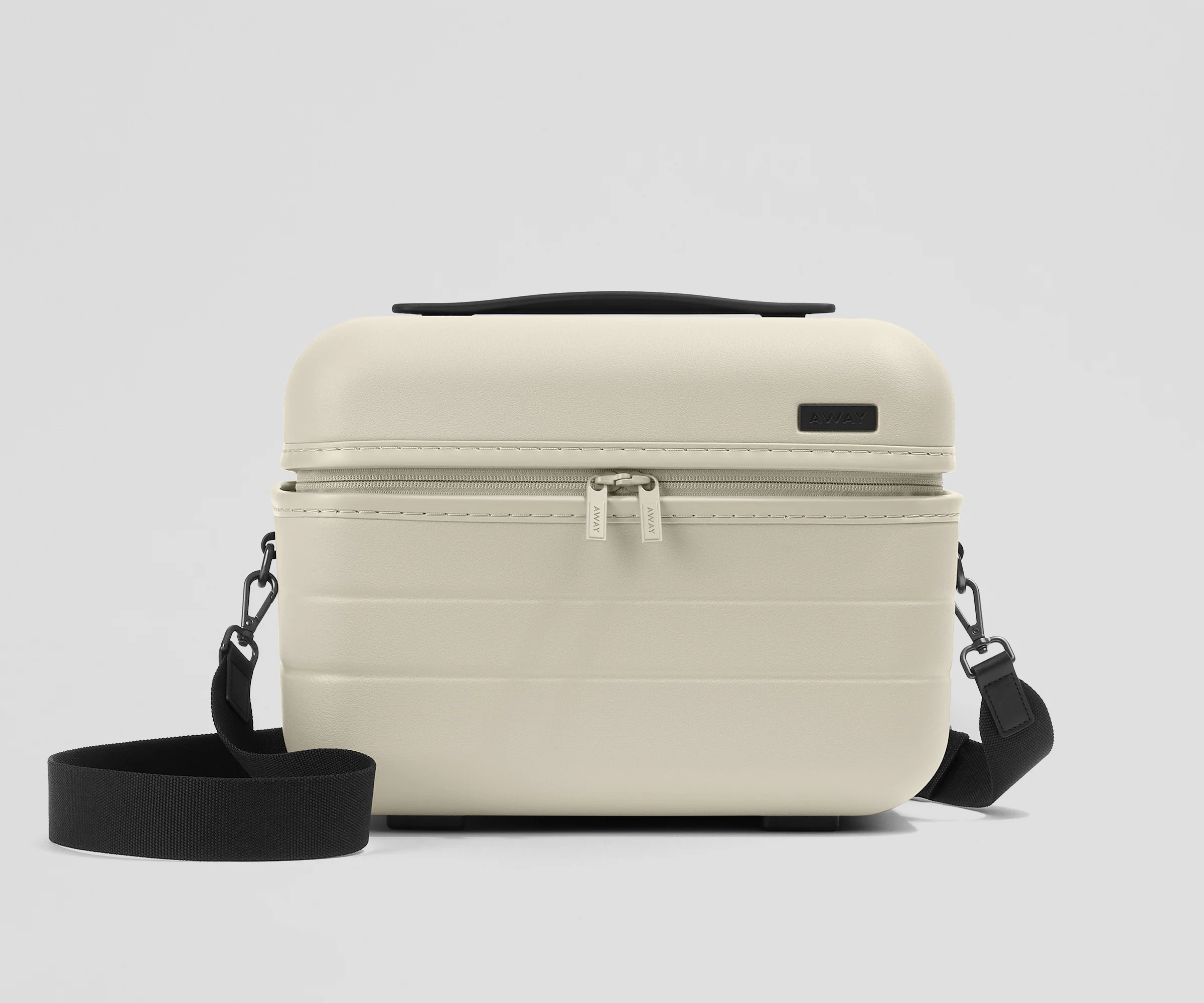 The Train Case in Salt White