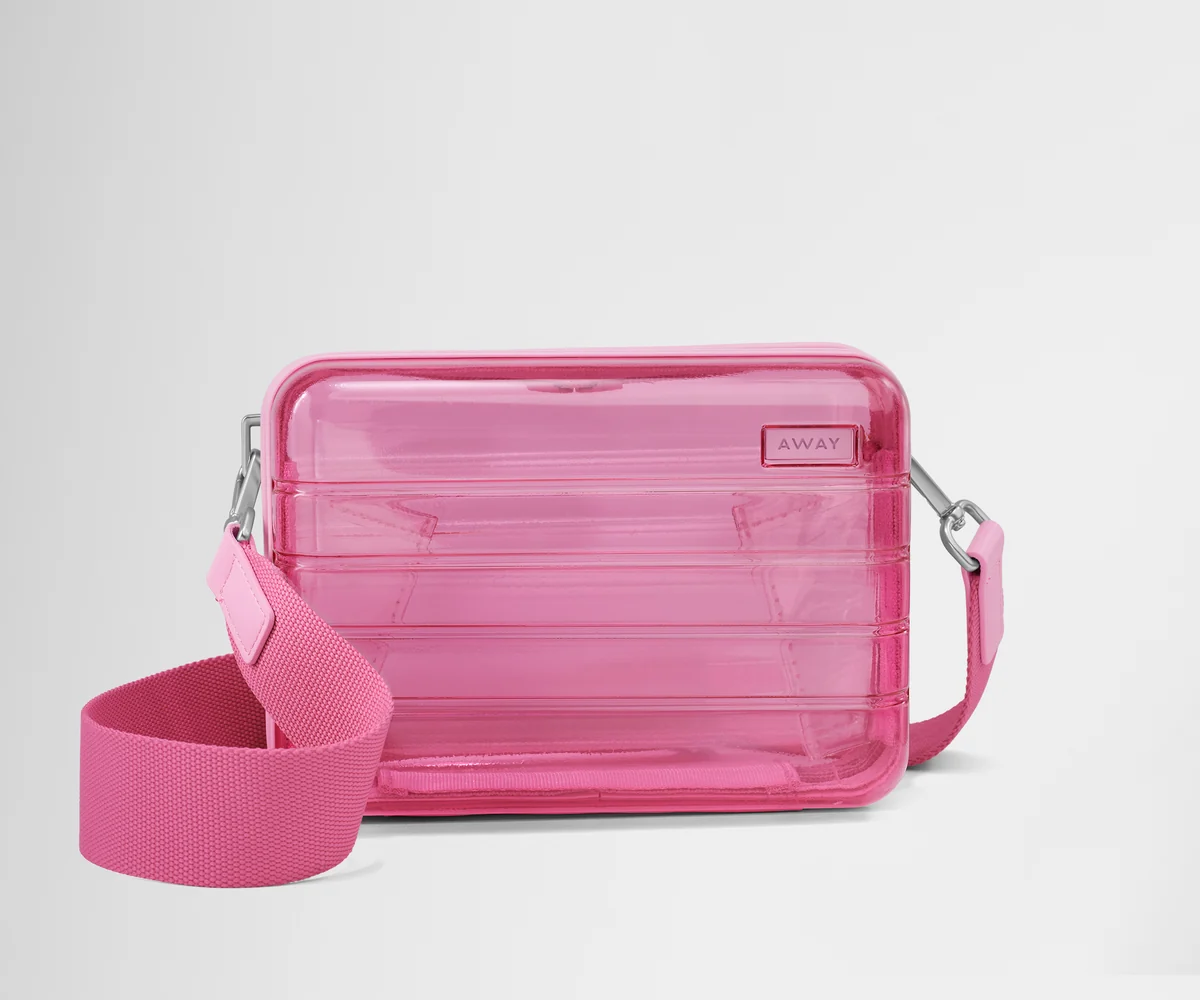 Front view of The Mini Crossbody with removable shoulder strap