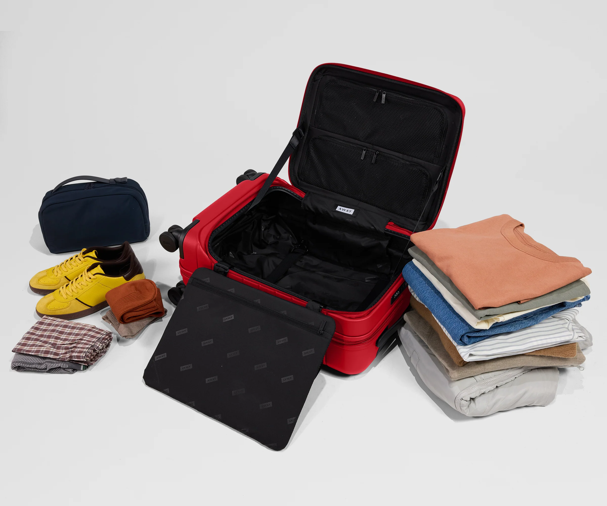 Topside Carry-On in Cherry Red