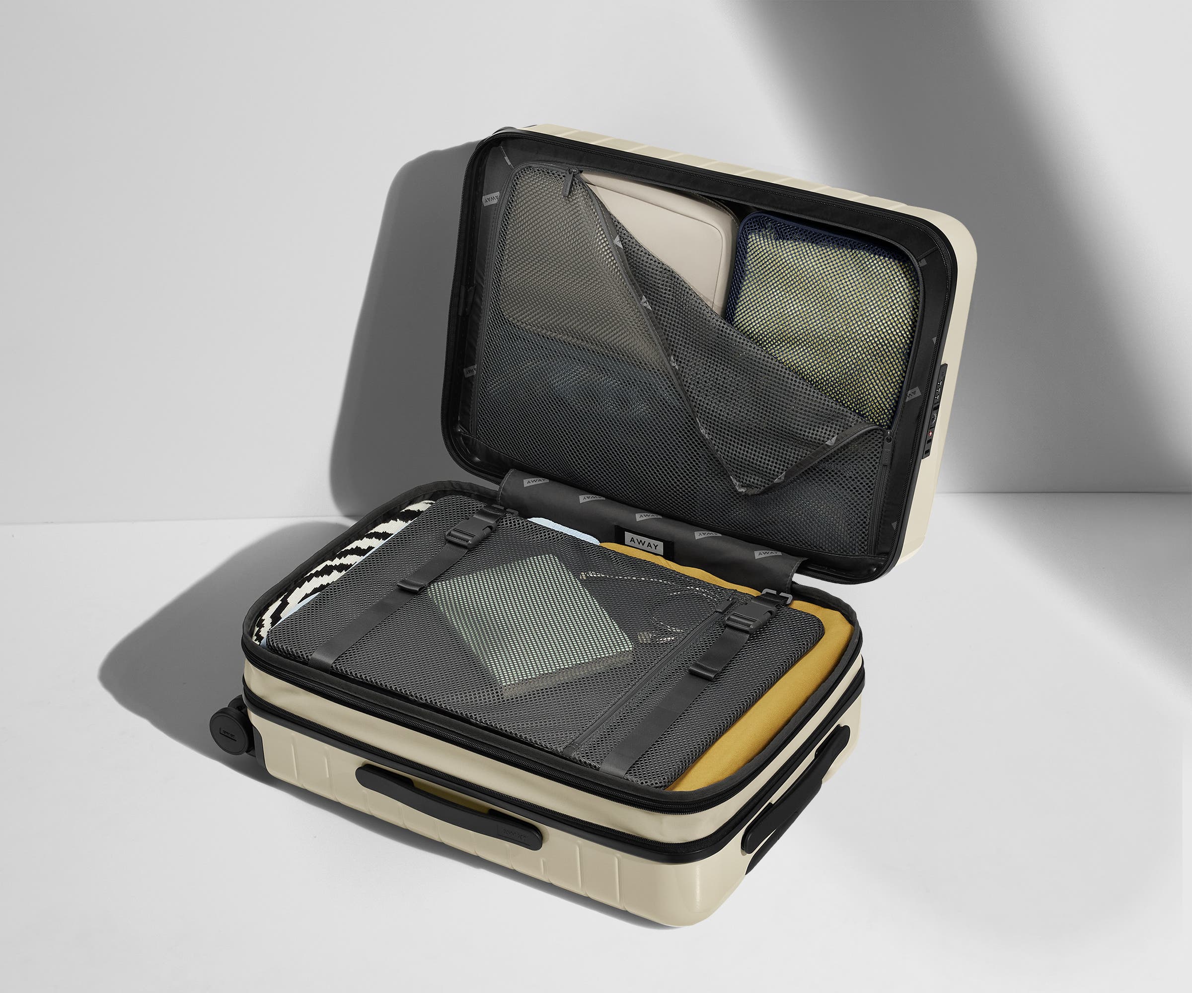 The Bigger Carry-On Flex | Salt White (Gloss)