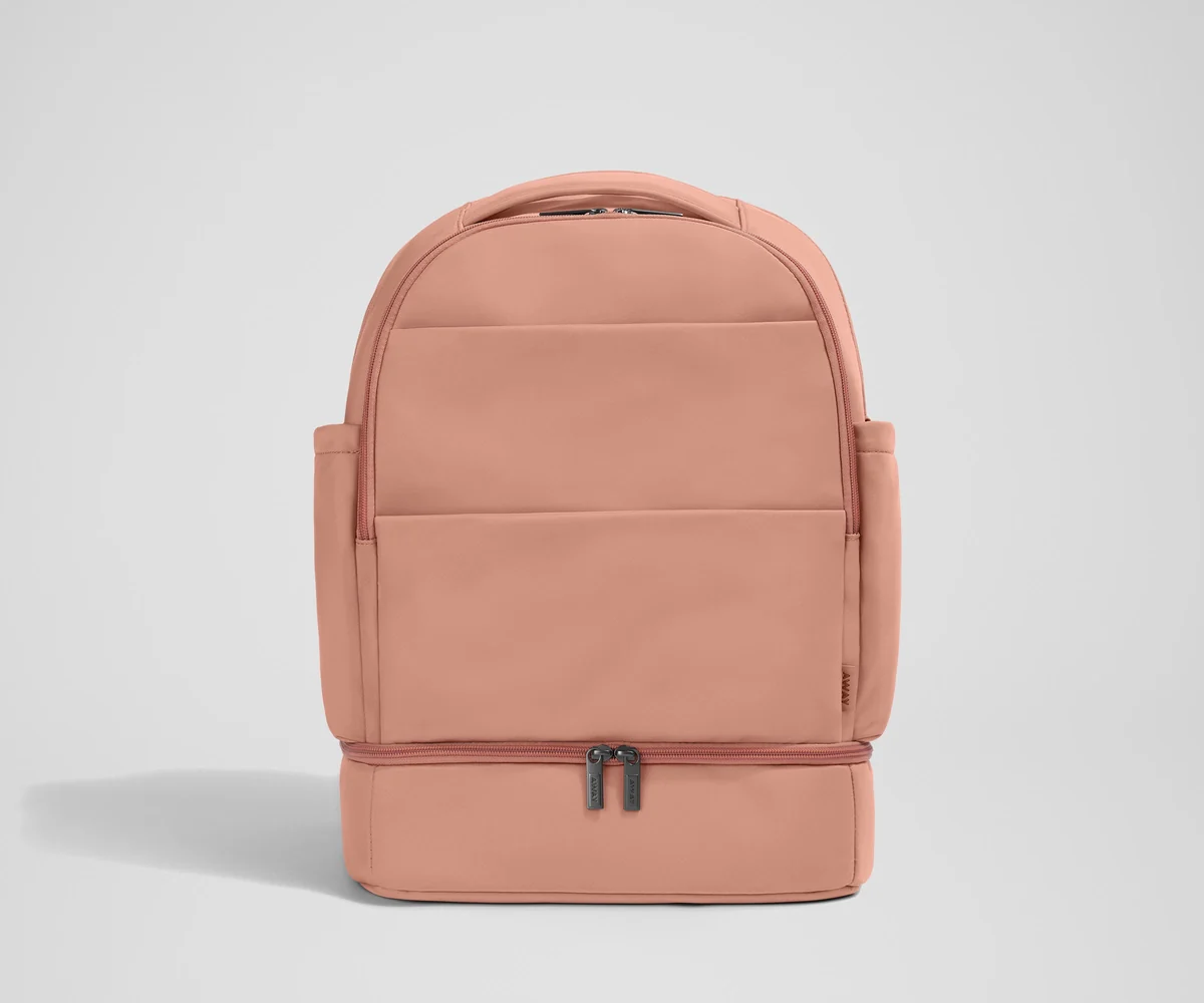 Front view of the Double Diaper Backpack