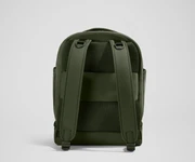 Back view of the Diaper Backpack showing the padded shoulder straps and trolley sleeve