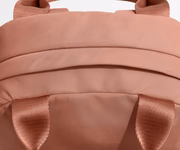 Detailed view of the featherlight material