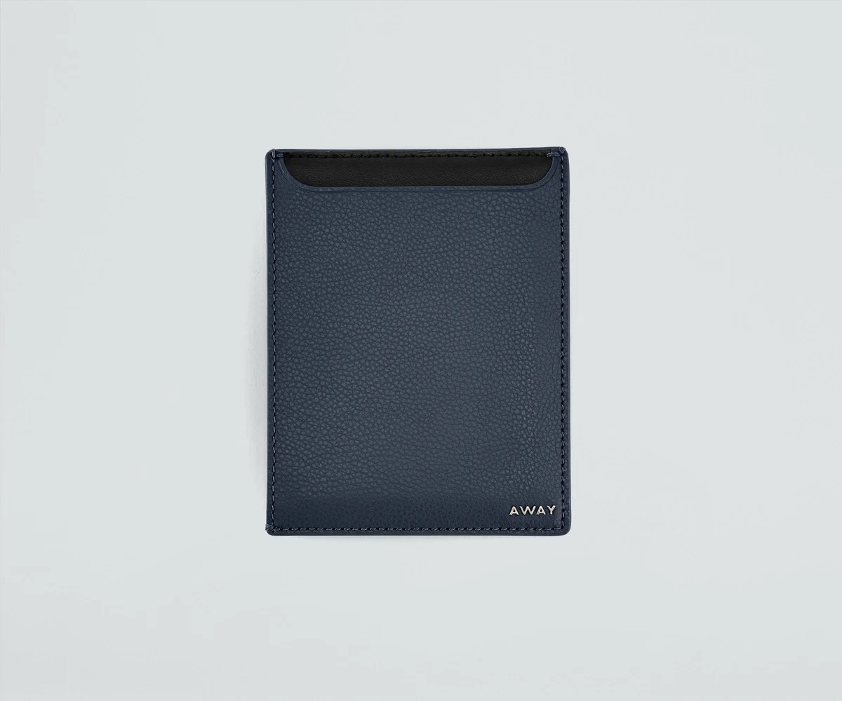 Passport Wallet in Navy Blue