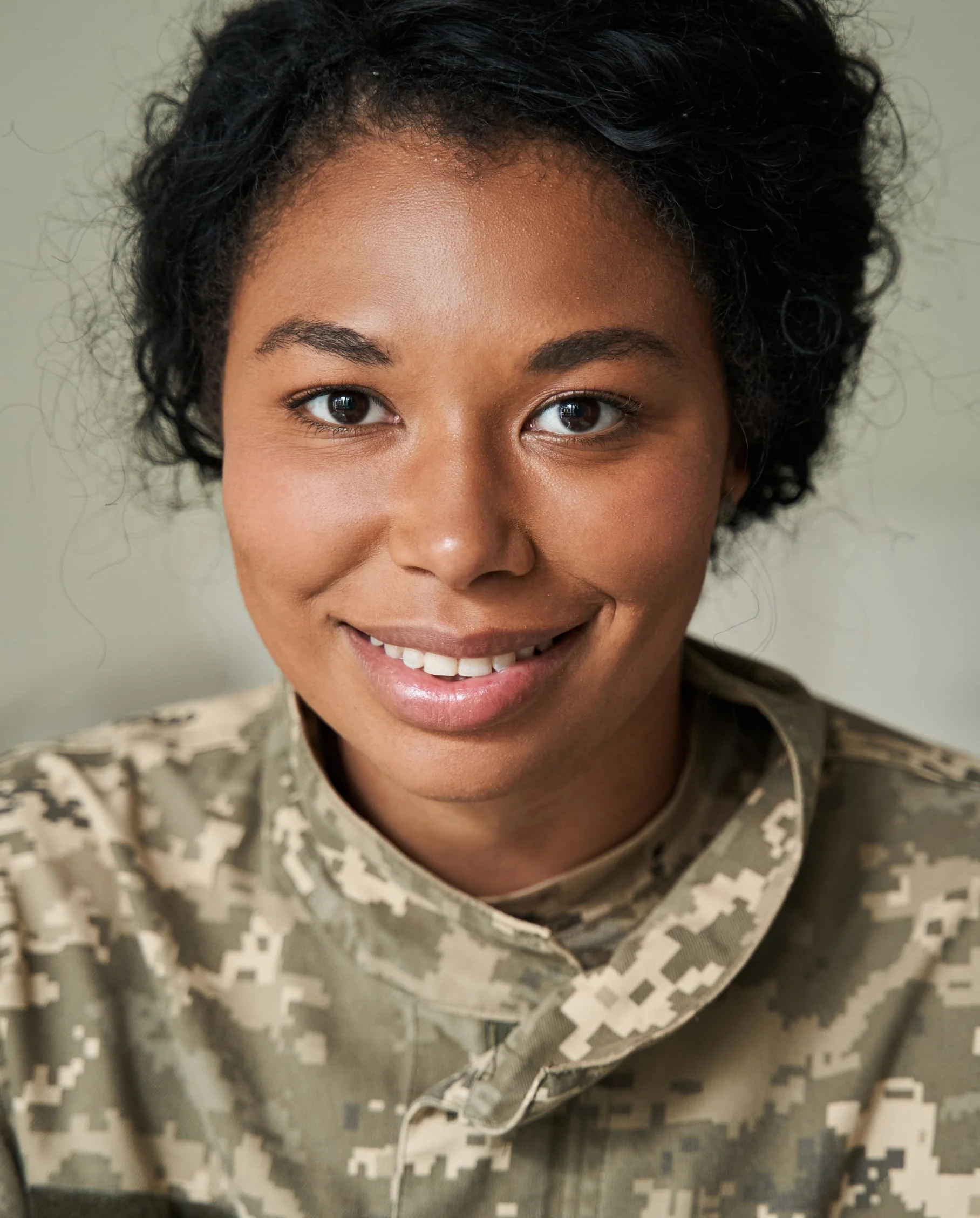 A portrait of a military member
